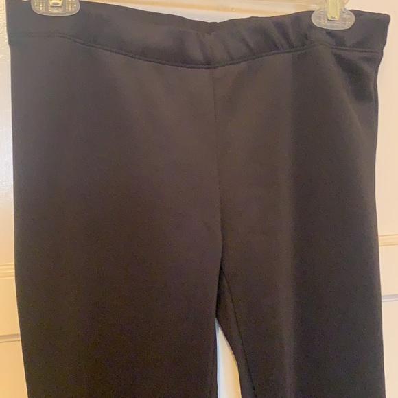 JOY USA SPANDEX BLACK SLACKS PANTS SZ M STRAIGHT LEG SKINNY leg - Picture 4 of 4